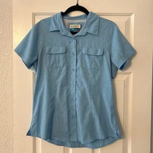 4/$20- Magellan women’s moisture-wicking button down fishing shirt